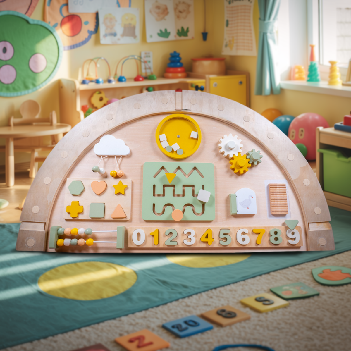 Climbfairy Készségfejlesztő Montessori Matatófal