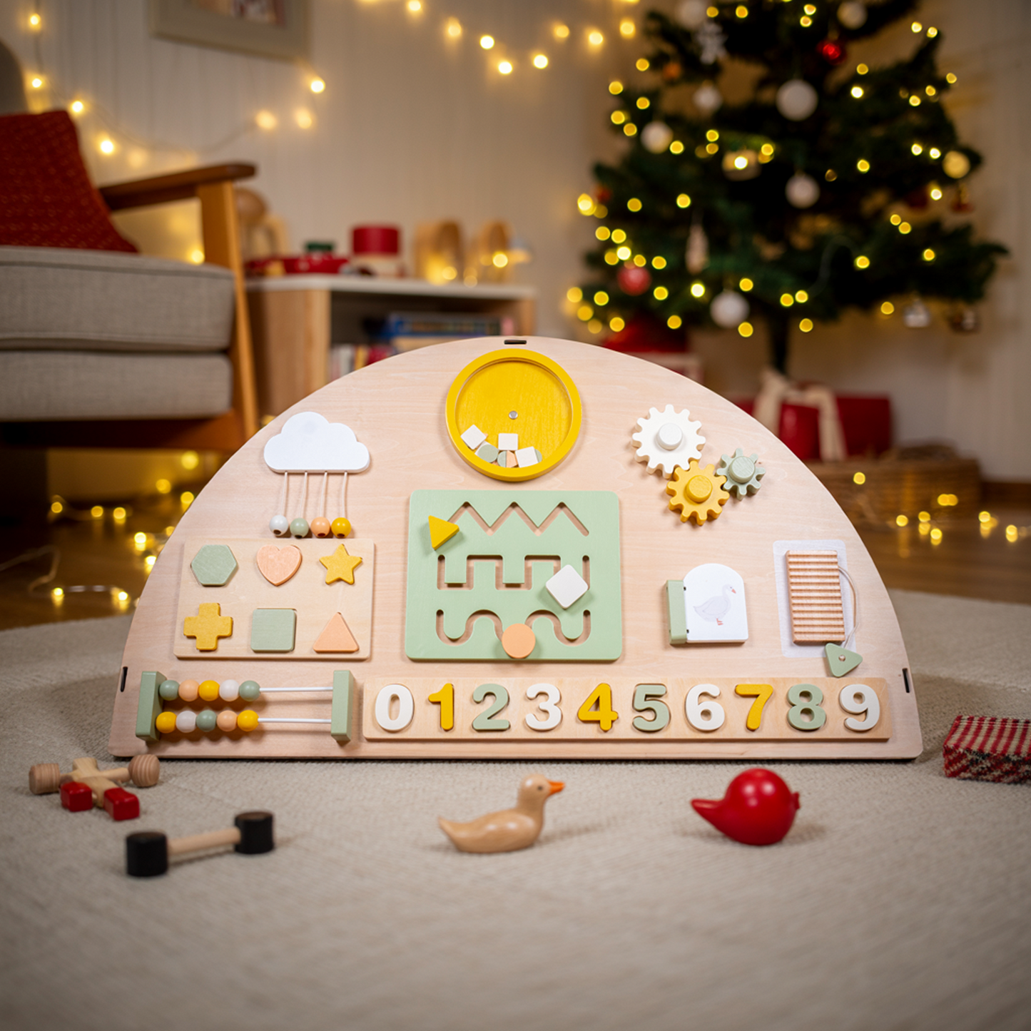 Climbfairy Készségfejlesztő Montessori Matatófal