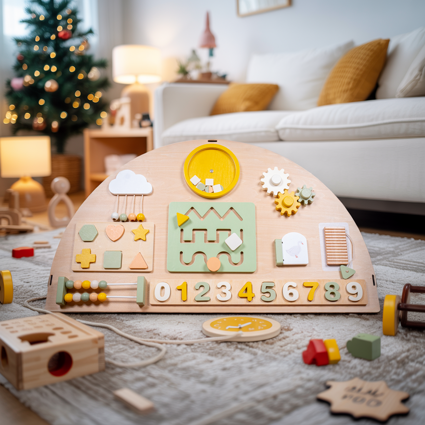 Climbfairy Készségfejlesztő Montessori Matatófal