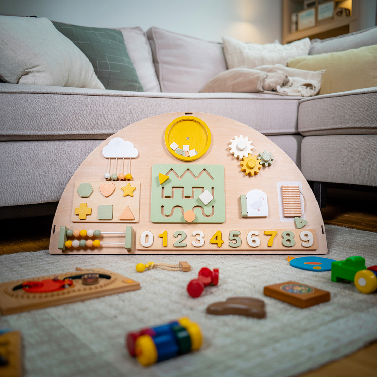 Climbfairy Készségfejlesztő Montessori Matatófal